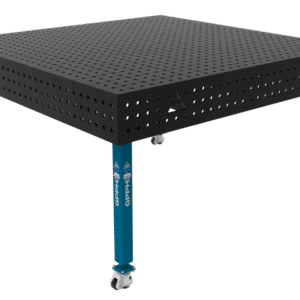GPPH Svetsbord ECO på hjul 1500x1480 mm fi16 mm rutnät 50x50 mm