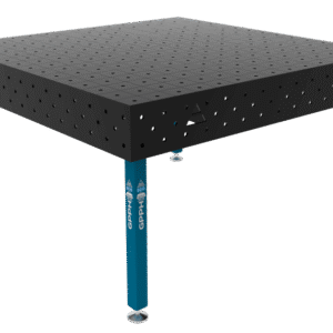 GPPH Svetsbord ECO på fötter 1500x1480 mm fi16 mm rutnät 100x100 mm