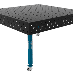 GPPH Svetsbord ECO på hjul 1500x1480 mm fi28 mm rutnät 100x100 mm