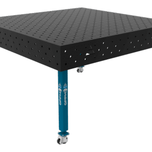 GPPH Svetsbord ECO på hjul 1500x1480 mm fi16 mm diagonalt rutnät