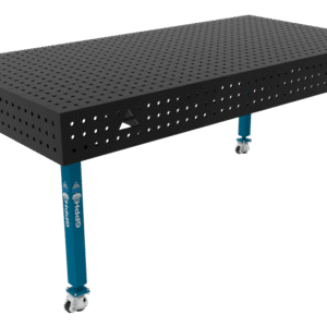GPPH Svetsbord ECO på hjul 2000x1000 mm fi16 mm rutnät 50x50 mm