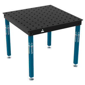 GPPH Svetsbord BASIC på fötter 1000x1000 mm fi28 mm rutnät 100x100 mm