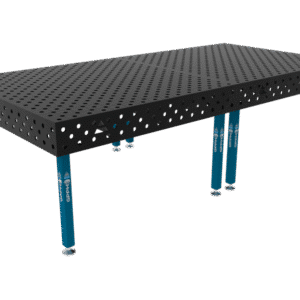 GPPH  Svetsbord ECO på fötter 3000x1480 mm fi28 mm diagonalt rutnät