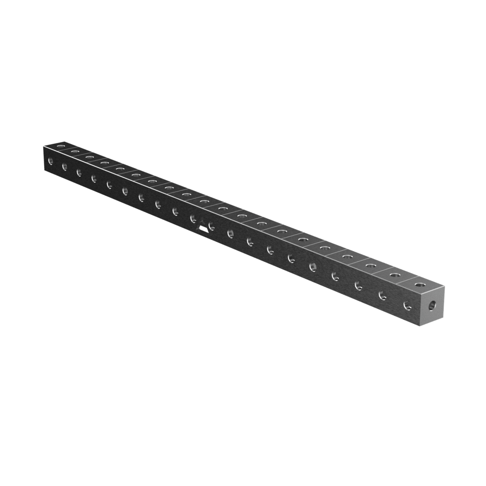 GPPH Koppling, block ECO 2000x100x100 fi28 mm rutnät 100x100 mm