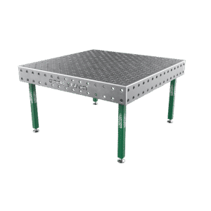 GPPH Svetsbord GPPH SMART 15 mm på fötterr 1500x1480 mm fi28 mm diagonalt rutnät